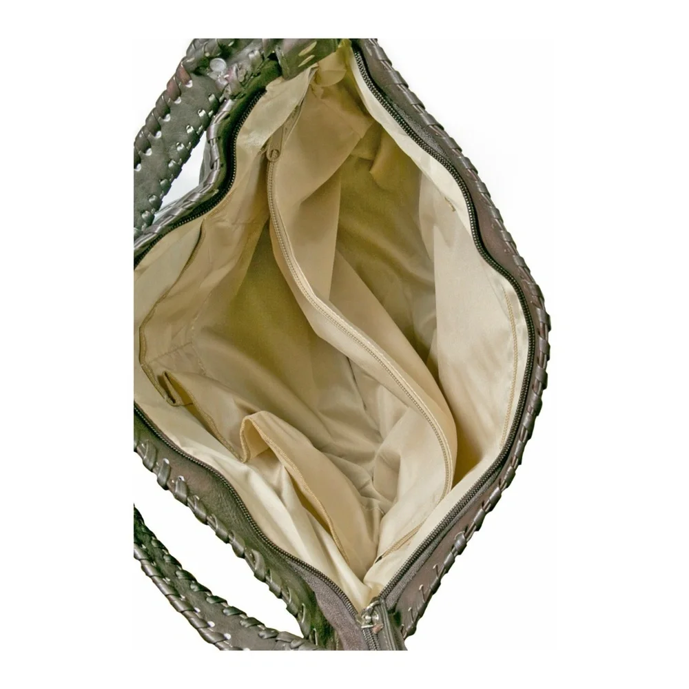 Stagecoach - X-Large Leather Hobo Bag - Cafe - Picture 5 of 10